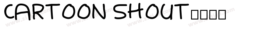 Cartoon Shout字体转换
